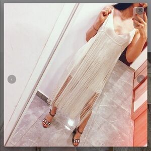 Zara fringe dress
